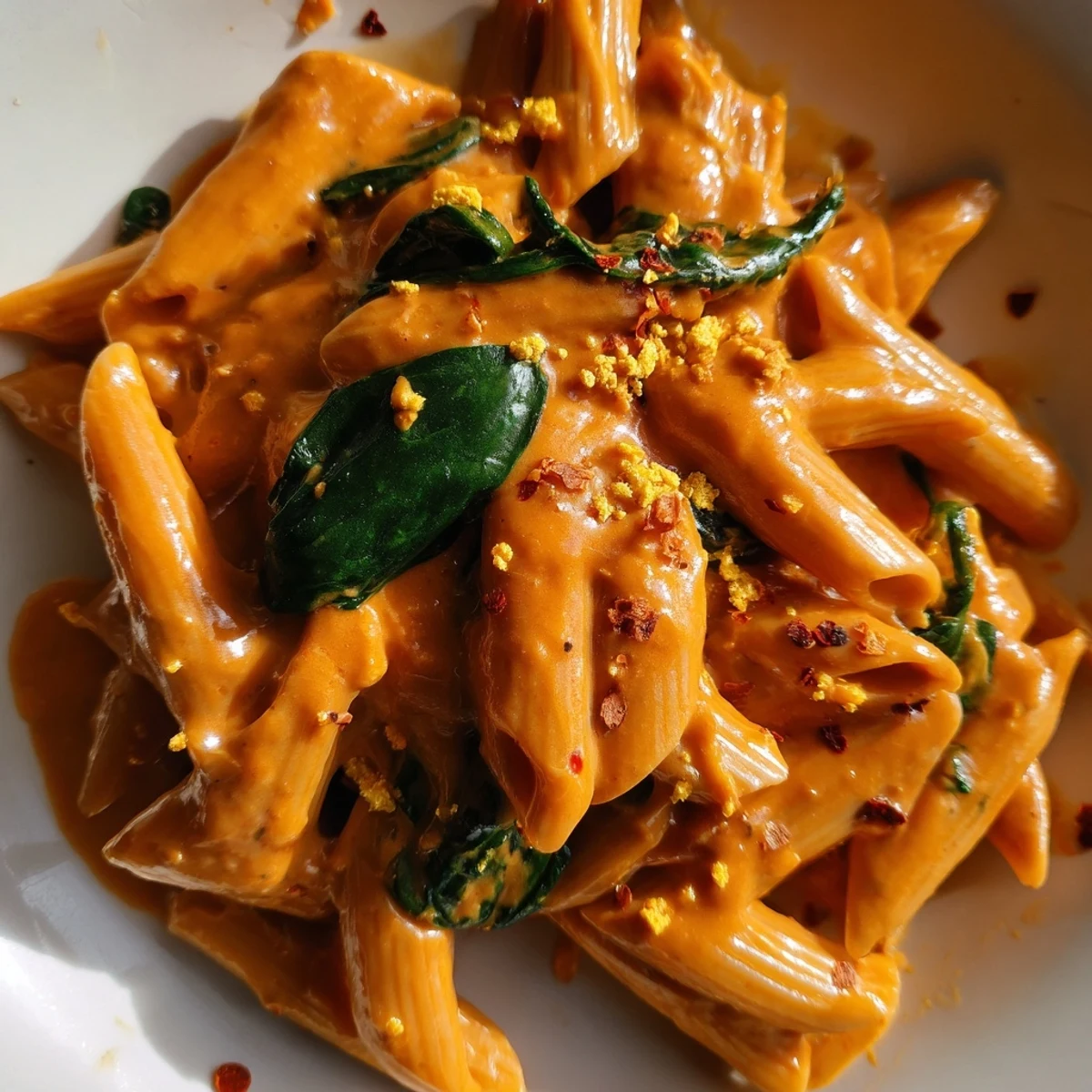 Creamy Sun Dried Tomato Pasta