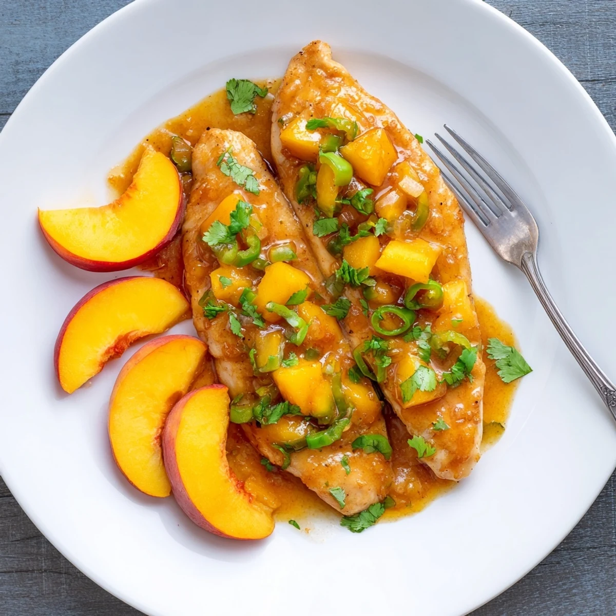 Jalapeno Peach Chicken