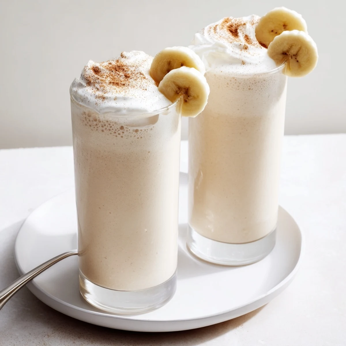 Icy Vanilla Banana Shake ready in five minutes, served as refreshing breakfast treat