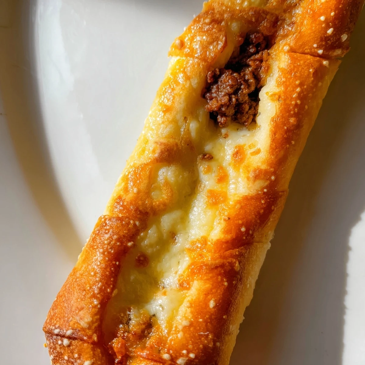 Warm cheesy taco sticks arranged on a platter ready for party dipping with salsa