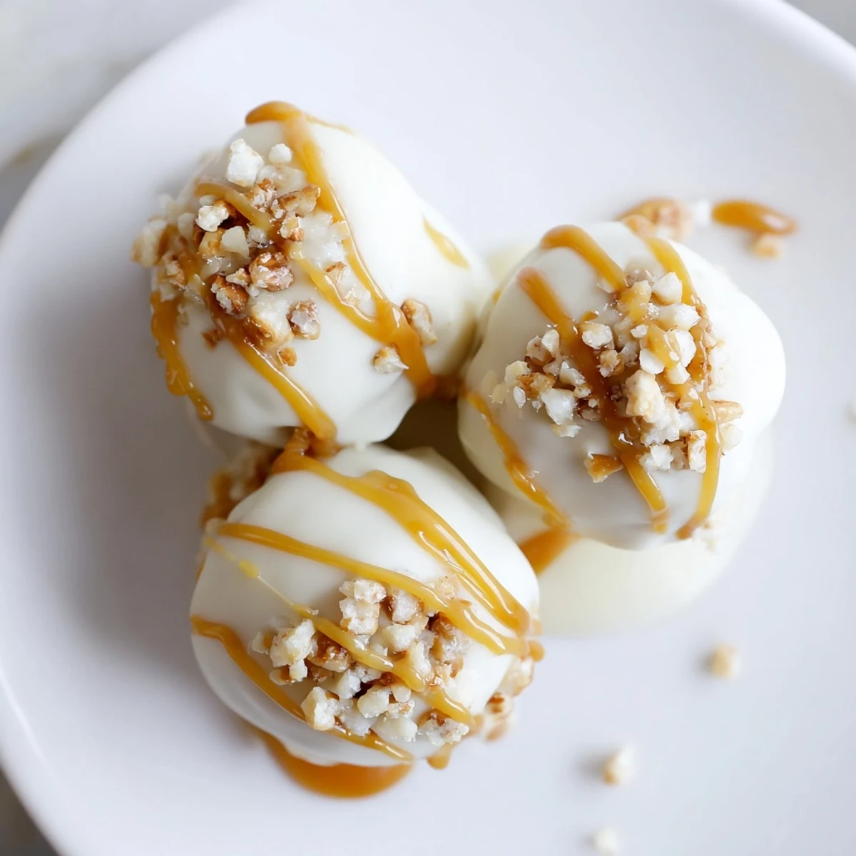 Salted Caramel Pretzel Cheesecake Bites