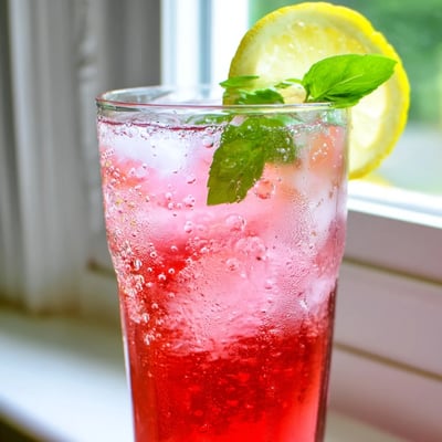 Honey Lemon Pink Soda