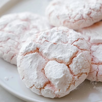 Pastel Crinkle Cookies
