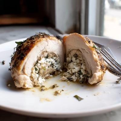 Goat Cheese Stuffed Chicken