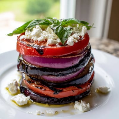 Grilled Tomato Eggplant